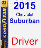 Driver Wiper Blade for 2015 Chevrolet Suburban - Premium