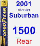 Rear Wiper Blade for 2001 Chevrolet Suburban 1500 - Premium