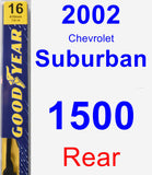 Rear Wiper Blade for 2002 Chevrolet Suburban 1500 - Premium
