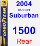 Rear Wiper Blade for 2004 Chevrolet Suburban 1500 - Premium