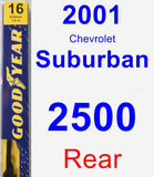 Rear Wiper Blade for 2001 Chevrolet Suburban 2500 - Premium