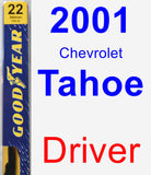 Driver Wiper Blade for 2001 Chevrolet Tahoe - Premium
