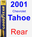 Rear Wiper Blade for 2001 Chevrolet Tahoe - Premium