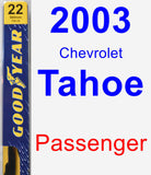 Passenger Wiper Blade for 2003 Chevrolet Tahoe - Premium