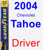 Driver Wiper Blade for 2004 Chevrolet Tahoe - Premium
