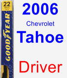 Driver Wiper Blade for 2006 Chevrolet Tahoe - Premium