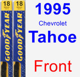 Front Wiper Blade Pack for 1995 Chevrolet Tahoe - Premium