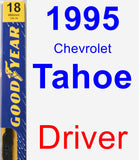 Driver Wiper Blade for 1995 Chevrolet Tahoe - Premium