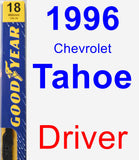 Driver Wiper Blade for 1996 Chevrolet Tahoe - Premium