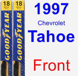 Front Wiper Blade Pack for 1997 Chevrolet Tahoe - Premium
