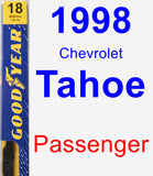 Passenger Wiper Blade for 1998 Chevrolet Tahoe - Premium