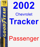 Passenger Wiper Blade for 2002 Chevrolet Tracker - Premium