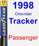 Passenger Wiper Blade for 1998 Chevrolet Tracker - Premium