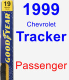 Passenger Wiper Blade for 1999 Chevrolet Tracker - Premium