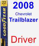 Driver Wiper Blade for 2008 Chevrolet Trailblazer - Premium