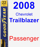 Passenger Wiper Blade for 2008 Chevrolet Trailblazer - Premium