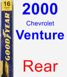 Rear Wiper Blade for 2000 Chevrolet Venture - Premium