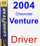 Driver Wiper Blade for 2004 Chevrolet Venture - Premium