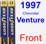 Front Wiper Blade Pack for 1997 Chevrolet Venture - Premium