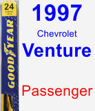 Passenger Wiper Blade for 1997 Chevrolet Venture - Premium