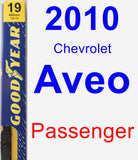 Passenger Wiper Blade for 2010 Chevrolet Aveo - Premium