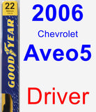 Driver Wiper Blade for 2006 Chevrolet Aveo5 - Premium