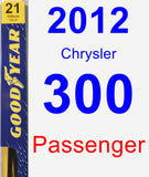Passenger Wiper Blade for 2012 Chrysler 300 - Premium