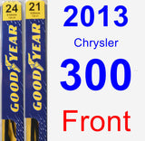 Front Wiper Blade Pack for 2013 Chrysler 300 - Premium