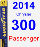 Passenger Wiper Blade for 2014 Chrysler 300 - Premium