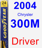 Driver Wiper Blade for 2004 Chrysler 300M - Premium