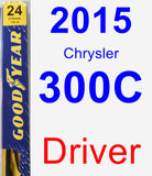 Driver Wiper Blade for 2015 Chrysler 300C - Premium