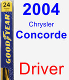 Driver Wiper Blade for 2004 Chrysler Concorde - Premium