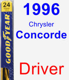 Driver Wiper Blade for 1996 Chrysler Concorde - Premium