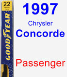 Passenger Wiper Blade for 1997 Chrysler Concorde - Premium