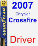 Driver Wiper Blade for 2007 Chrysler Crossfire - Premium