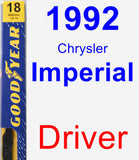 Driver Wiper Blade for 1992 Chrysler Imperial - Premium
