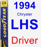 Driver Wiper Blade for 1994 Chrysler LHS - Premium