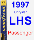 Passenger Wiper Blade for 1997 Chrysler LHS - Premium