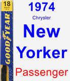 Passenger Wiper Blade for 1974 Chrysler New Yorker - Premium