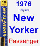 Passenger Wiper Blade for 1976 Chrysler New Yorker - Premium