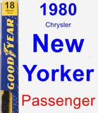 Passenger Wiper Blade for 1980 Chrysler New Yorker - Premium