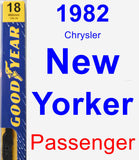 Passenger Wiper Blade for 1982 Chrysler New Yorker - Premium