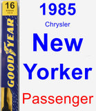 Passenger Wiper Blade for 1985 Chrysler New Yorker - Premium