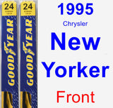 Front Wiper Blade Pack for 1995 Chrysler New Yorker - Premium
