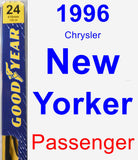 Passenger Wiper Blade for 1996 Chrysler New Yorker - Premium