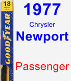 Passenger Wiper Blade for 1977 Chrysler Newport - Premium
