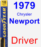 Driver Wiper Blade for 1979 Chrysler Newport - Premium