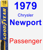 Passenger Wiper Blade for 1979 Chrysler Newport - Premium