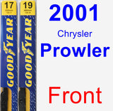 Front Wiper Blade Pack for 2001 Chrysler Prowler - Premium