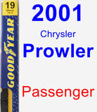 Passenger Wiper Blade for 2001 Chrysler Prowler - Premium